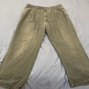 High waisted pleated dockers